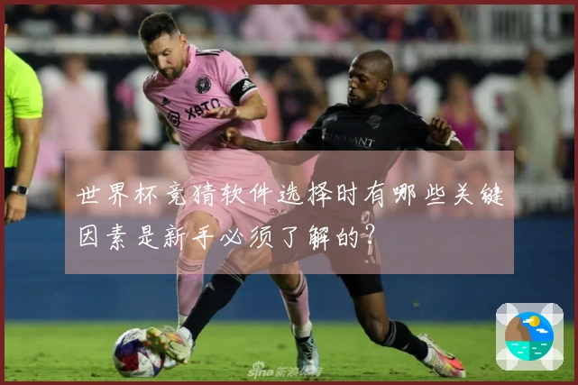 世界杯竞猜软件选择时有哪些关键因素是新手必须了解的？